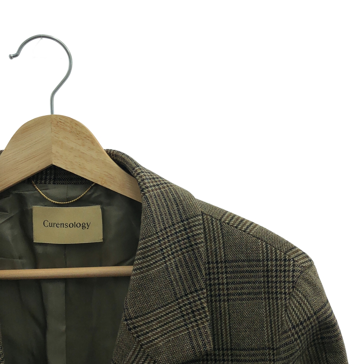 Curensology / カレンソロジー MANTECO グレンチェック ジャケット