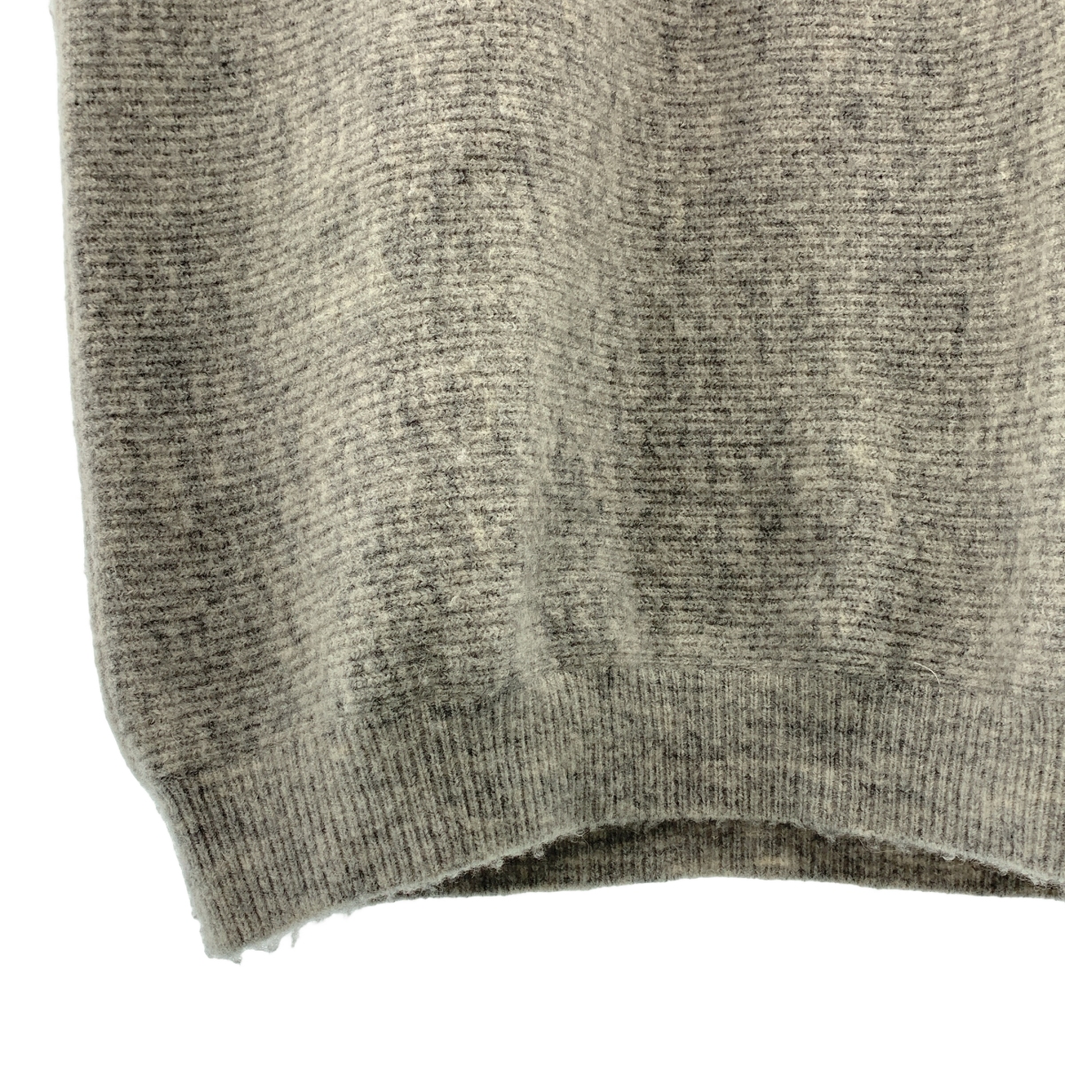 Drawer / ドゥロワー 7G畔編みクルーネックノースリーブニット