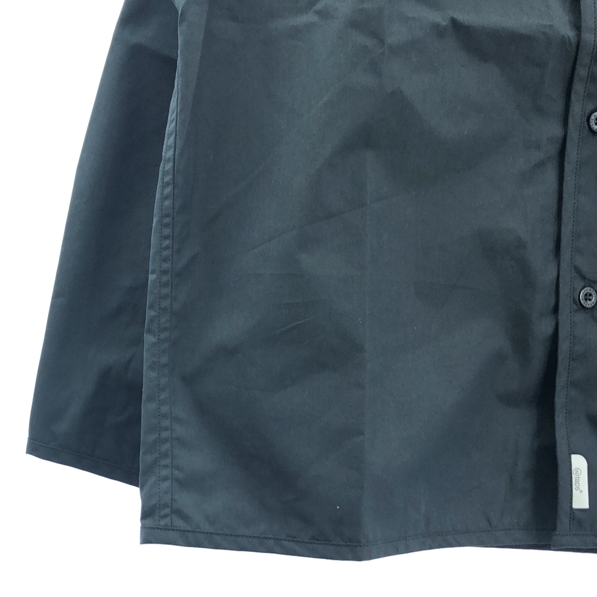 WTAPS / ダブルタップス SCOUT / LS / NYCO. WEATHER コットンナイロン ノーカラー シャツ