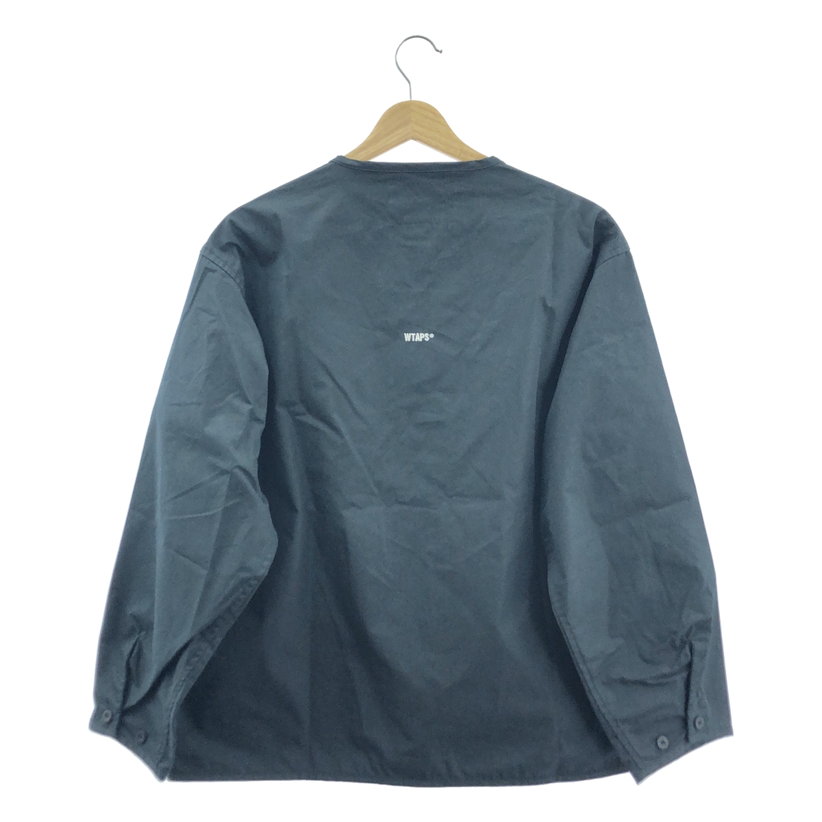 WTAPS / ダブルタップス SCOUT / LS / NYCO. WEATHER コットンナイロン ノーカラー シャツ