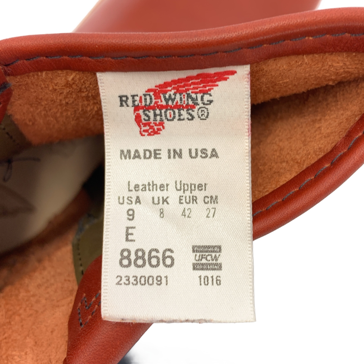 RED WING / レッドウィング Pecos / ペコス 8866 レザー ブーツ