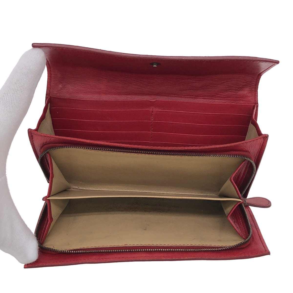 BOTTEGA VENETA / ボッテガヴェネタ イントレチャート レザー ウォレット 長財布 / ユニセックス