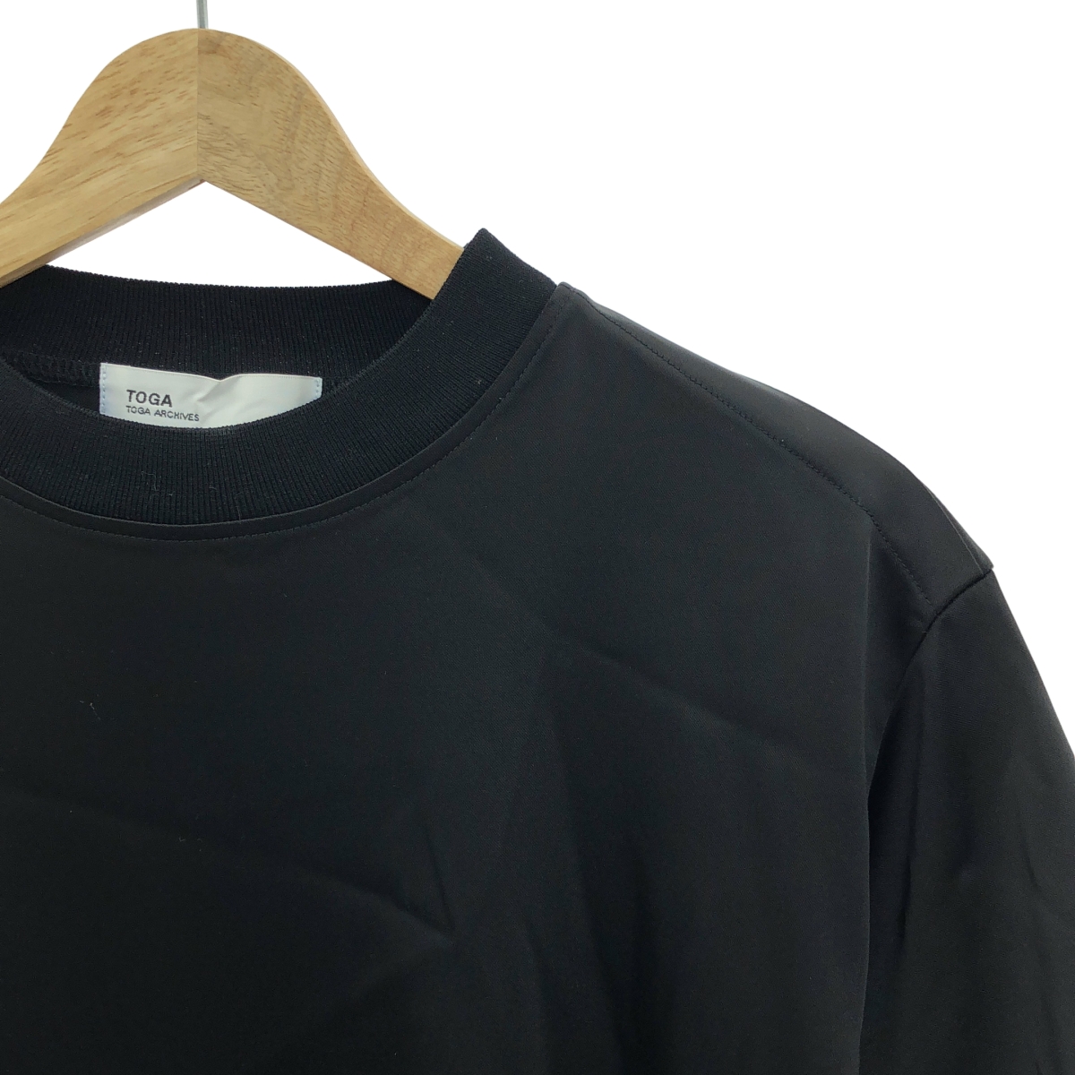 TOGA / トーガ カットワーク アセテートナイロン 半袖 ワンピース