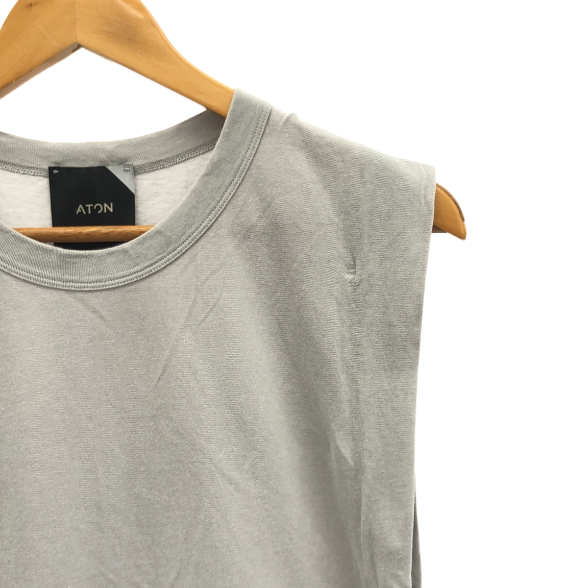 ATON / エイトン FRESCA TANK TOP /ノースリーブ カットソー