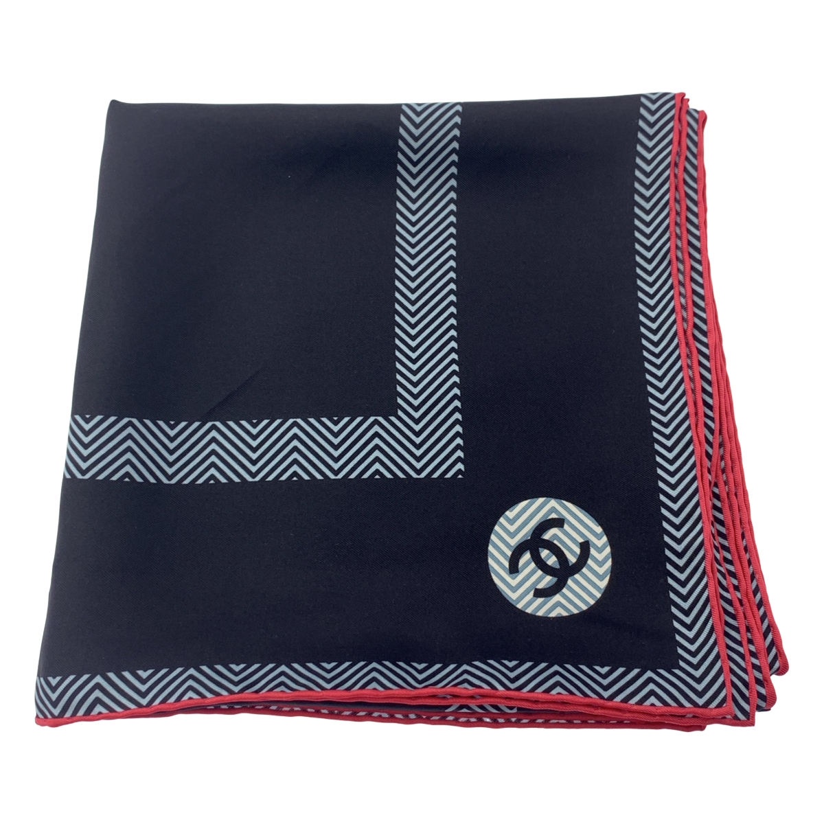CHANEL / シャネル Silk Chalet Square Scarf シルク スクエア スカーフ