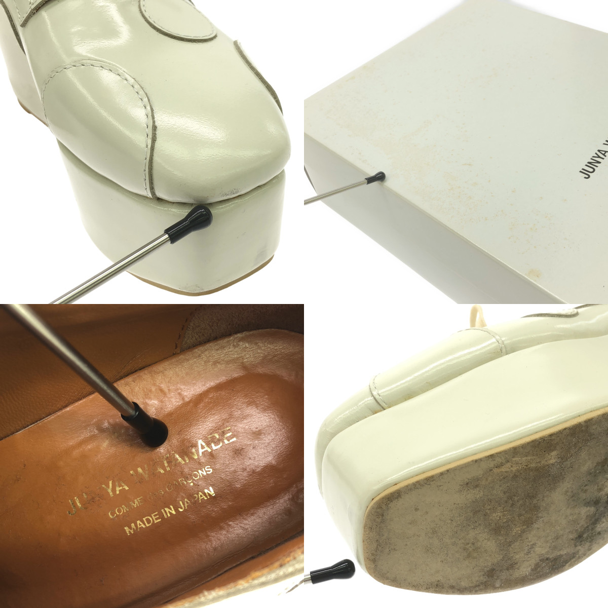 JUNYA WATANABE COMME des GARCONS / ジュンヤワタナベ パテントレザー プラットフォーム シューズ