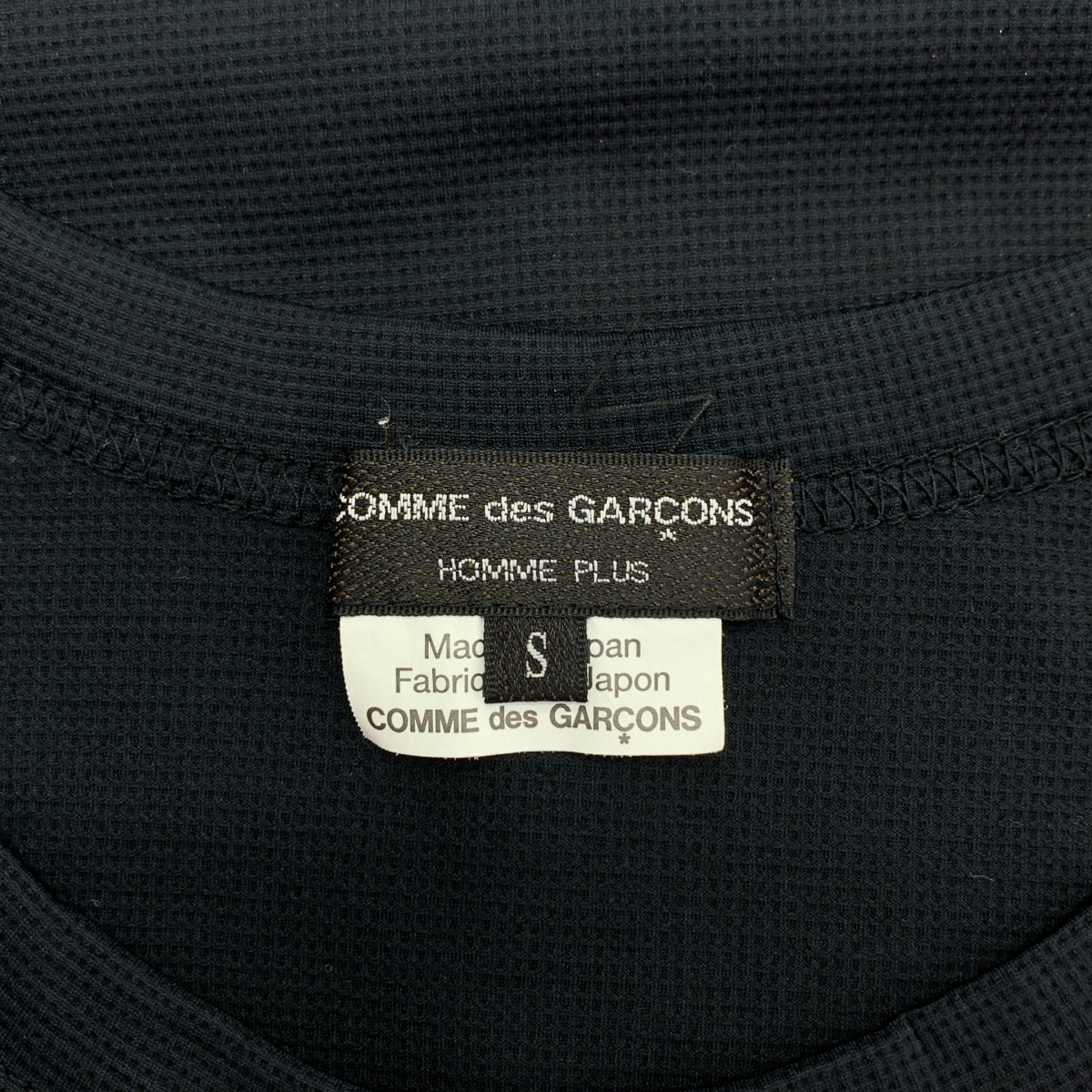 COMME des GARCONS HOMME PLUS / コムデギャルソンオムプリュス ポリエステル チェッカー Tシャツ