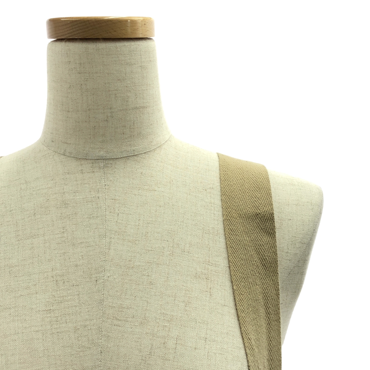 veritecoeur / ヴェリテクール コットン チノ タック オーバーオール サロペット