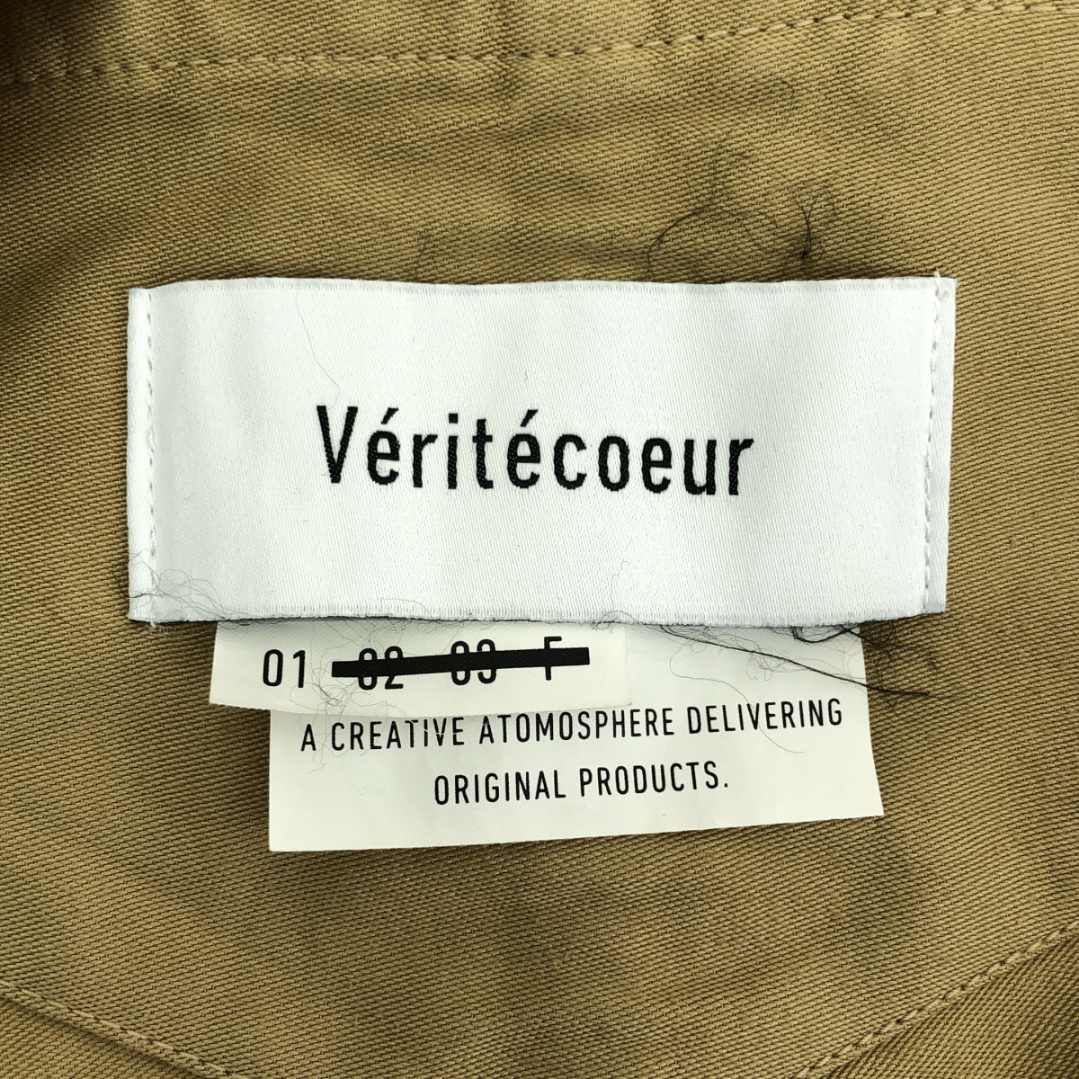 veritecoeur / ヴェリテクール コットン チノ タック オーバーオール サロペット