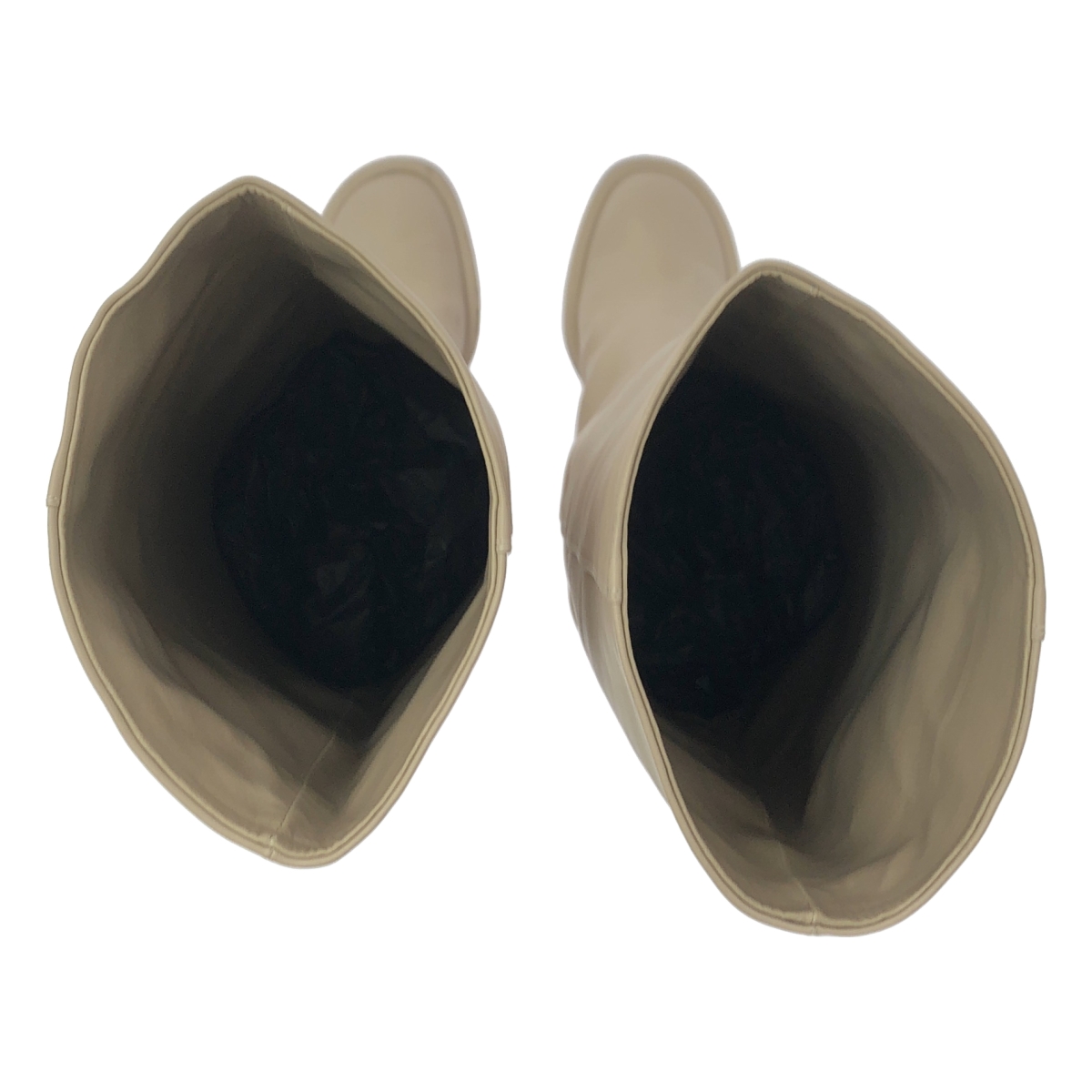 PIPPICHIC / ピッピシック レザー チャンキーヒール ロングブーツ