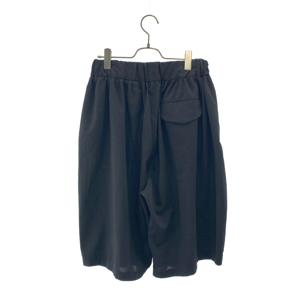 NO CONTROL AIR / ノーコントロールエア リネン混 ギャザー ワイド ショートパンツ ユニセックス