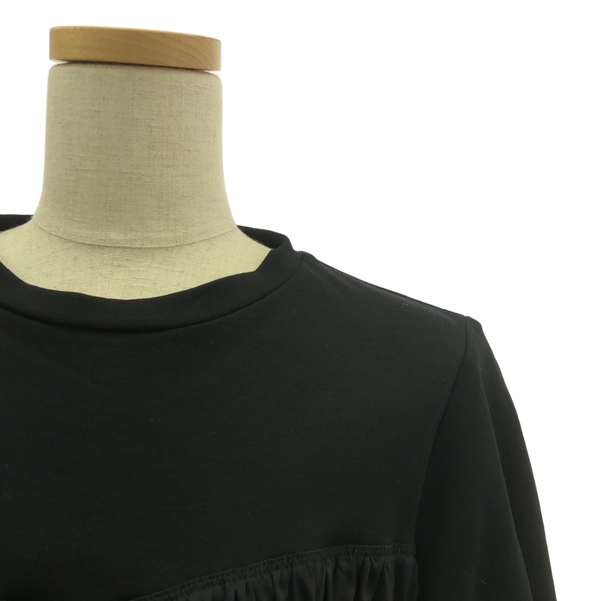 Tomorrowland BALLSEY / トゥモローランドボールジー コットンジャージーコンビ シャーリング ワンピース