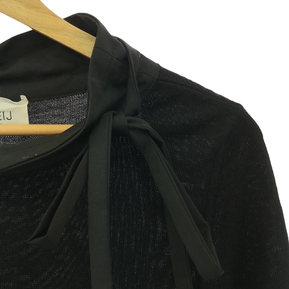 その他 ドローストリング ドッキング レイヤード ニット ワンピース