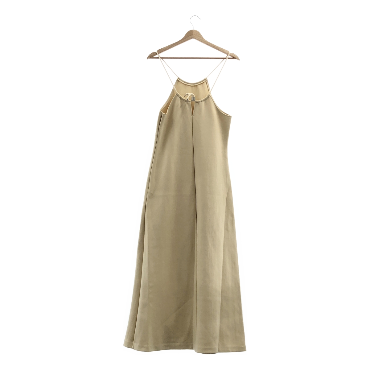 AURALEE / オーラリー ナイロン ストレッチ ホルダーネック ワンピース