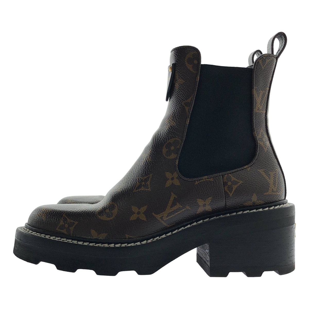 Louis Vuitton / ルイヴィトン LV モノグラム ボブール ラインアンクルブーツ