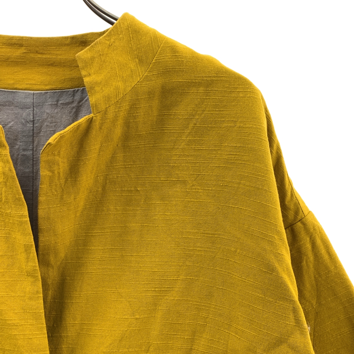 YAMMA / ヤンマ産業 コットン マオカラー 会津木綿 コート