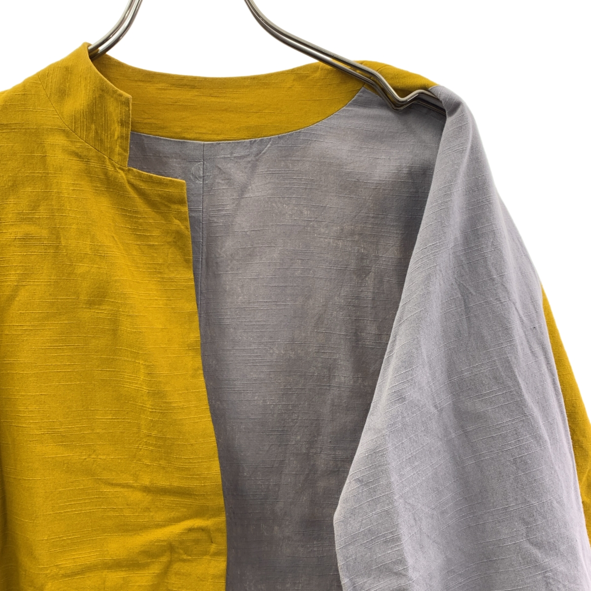 YAMMA / ヤンマ産業 コットン マオカラー 会津木綿 コート