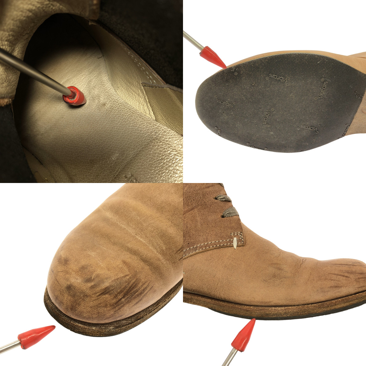 foot the coacher / フットザコーチャー レザー チャッカブーツ