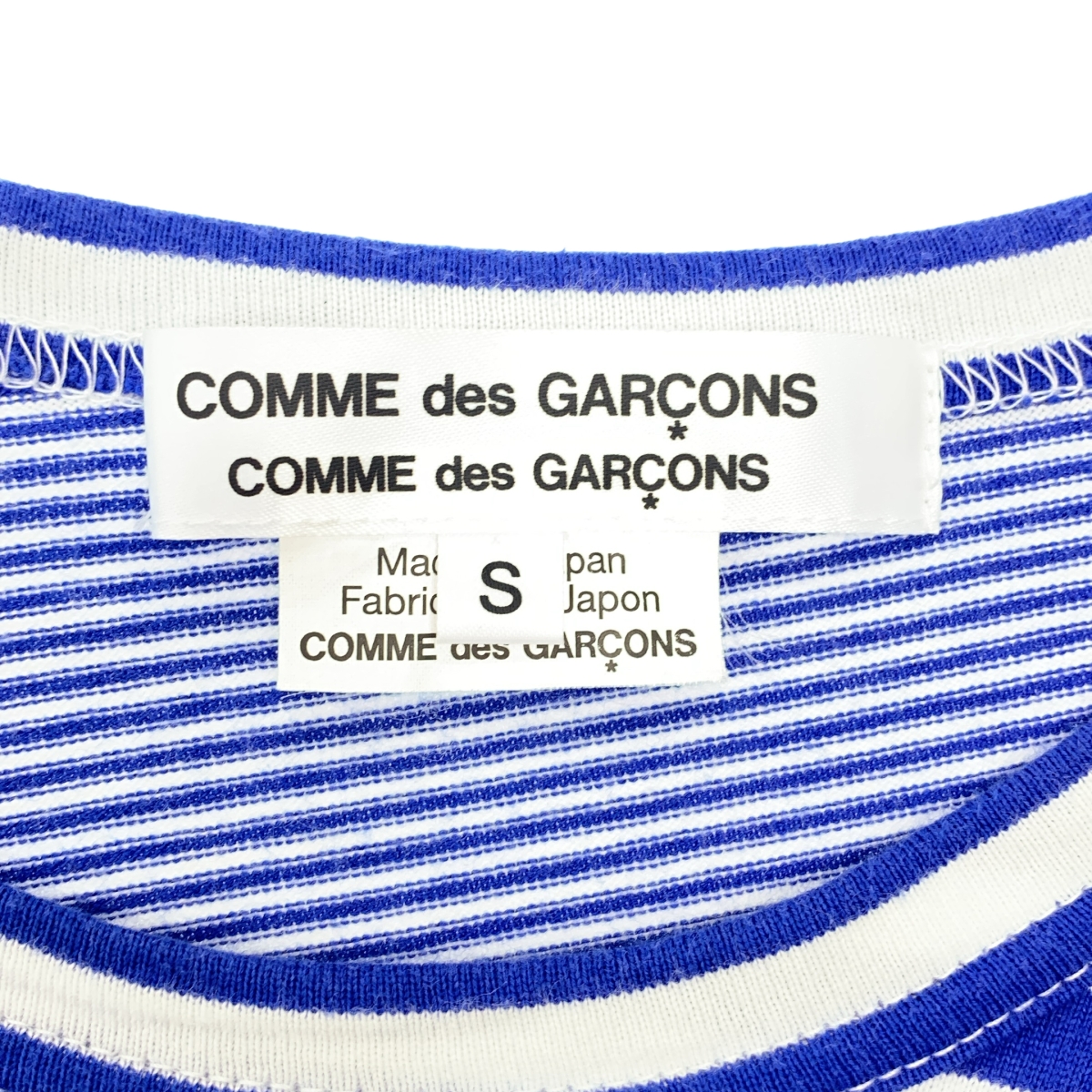 COMME des GARCONS COMME des GARCONS / コムコム コットン マルチ ボーダー カットソー