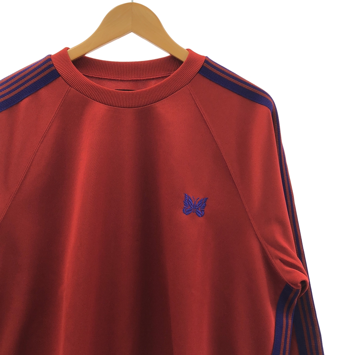 Needles / ニードルス Track Crew Neck Shirt - Poly Smooth / パピヨン トラック クルーネック スウェット トレーナー