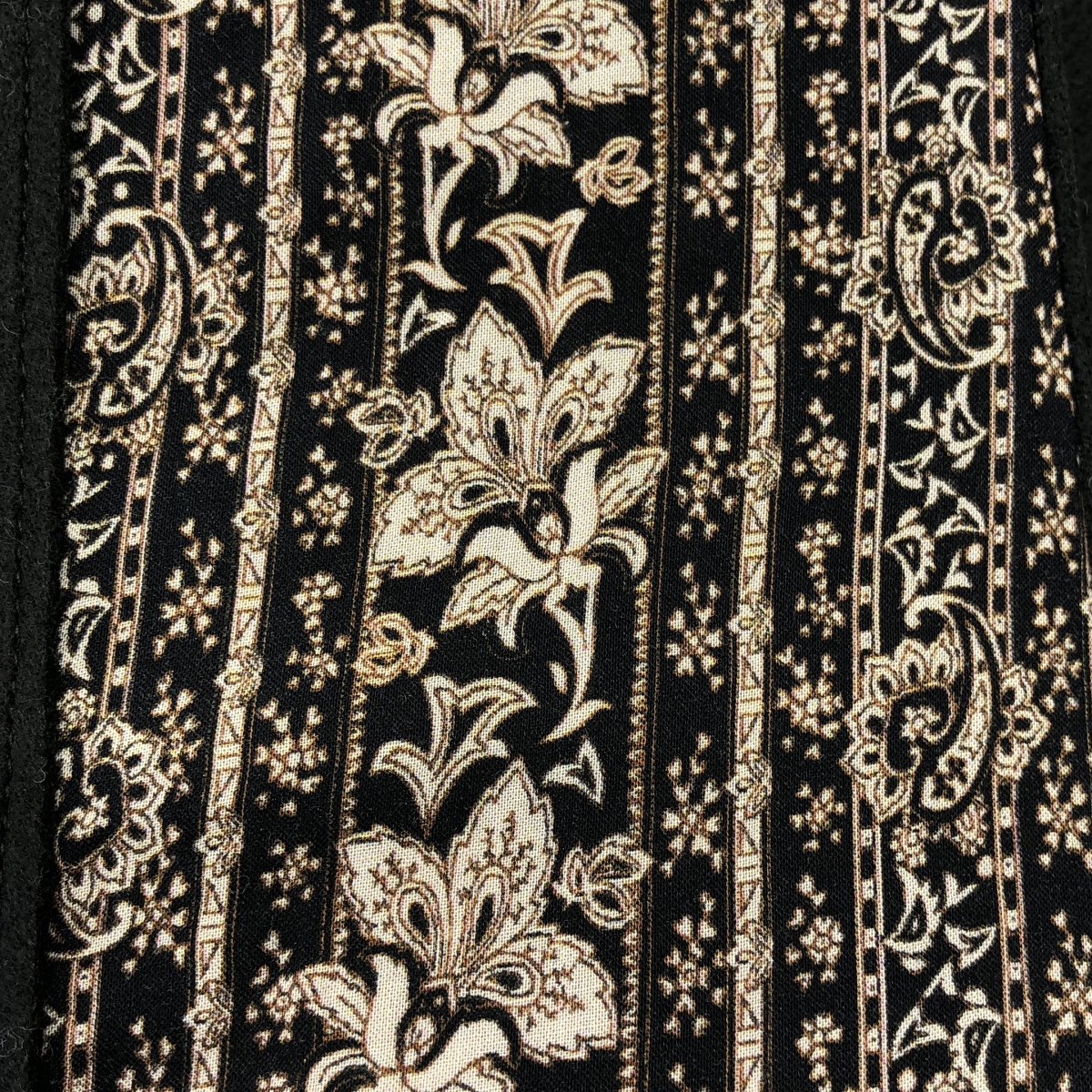 FUMIE=TANAKA / フミエタナカ felt patch SK / 総柄 フェルト パッチ ロングスカート