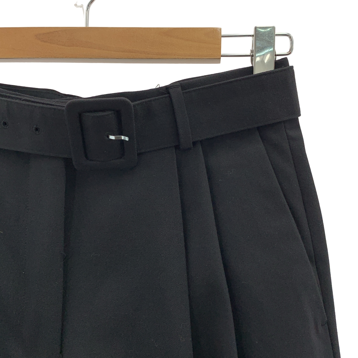 DRIES VAN NOTEN / ドリスヴァンノッテン コットン ウール 2タック ワイドパンツ