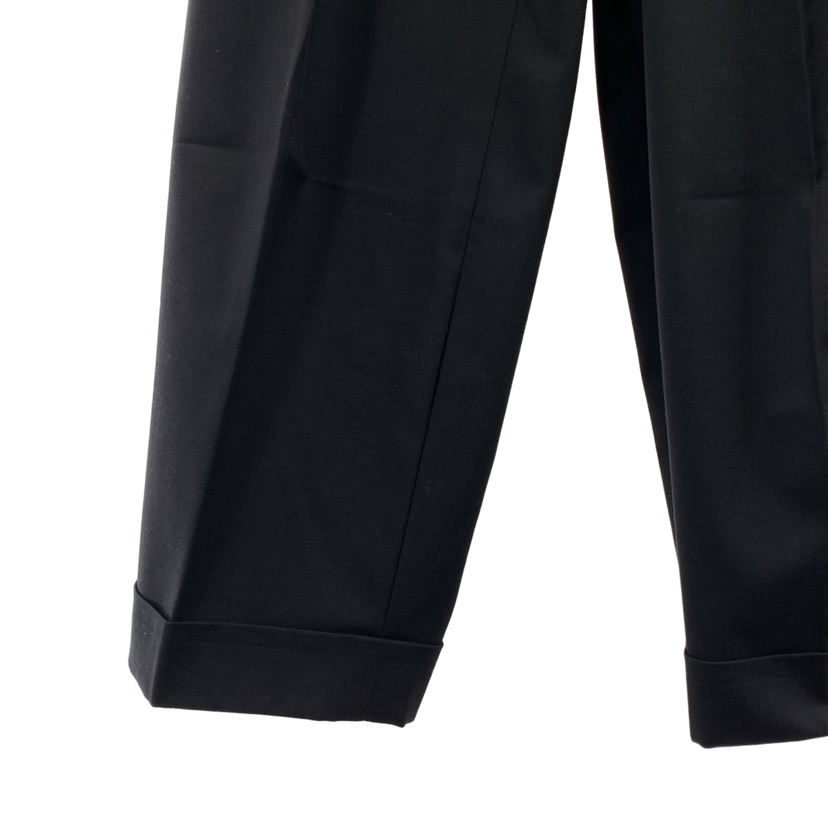 DRIES VAN NOTEN / ドリスヴァンノッテン コットン ウール 2タック ワイドパンツ