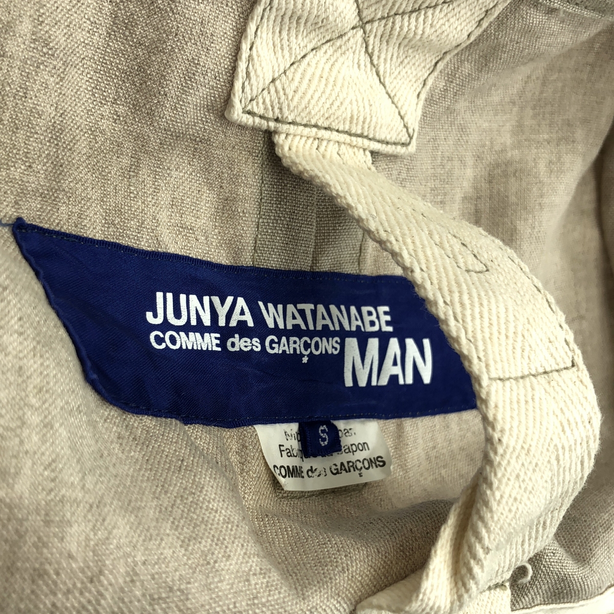 JUNYA WATANABE COMME des GARCONS MAN / ジュンヤワタナベコムデギャルソンマン リネンクロス 3B テーラードジャケット