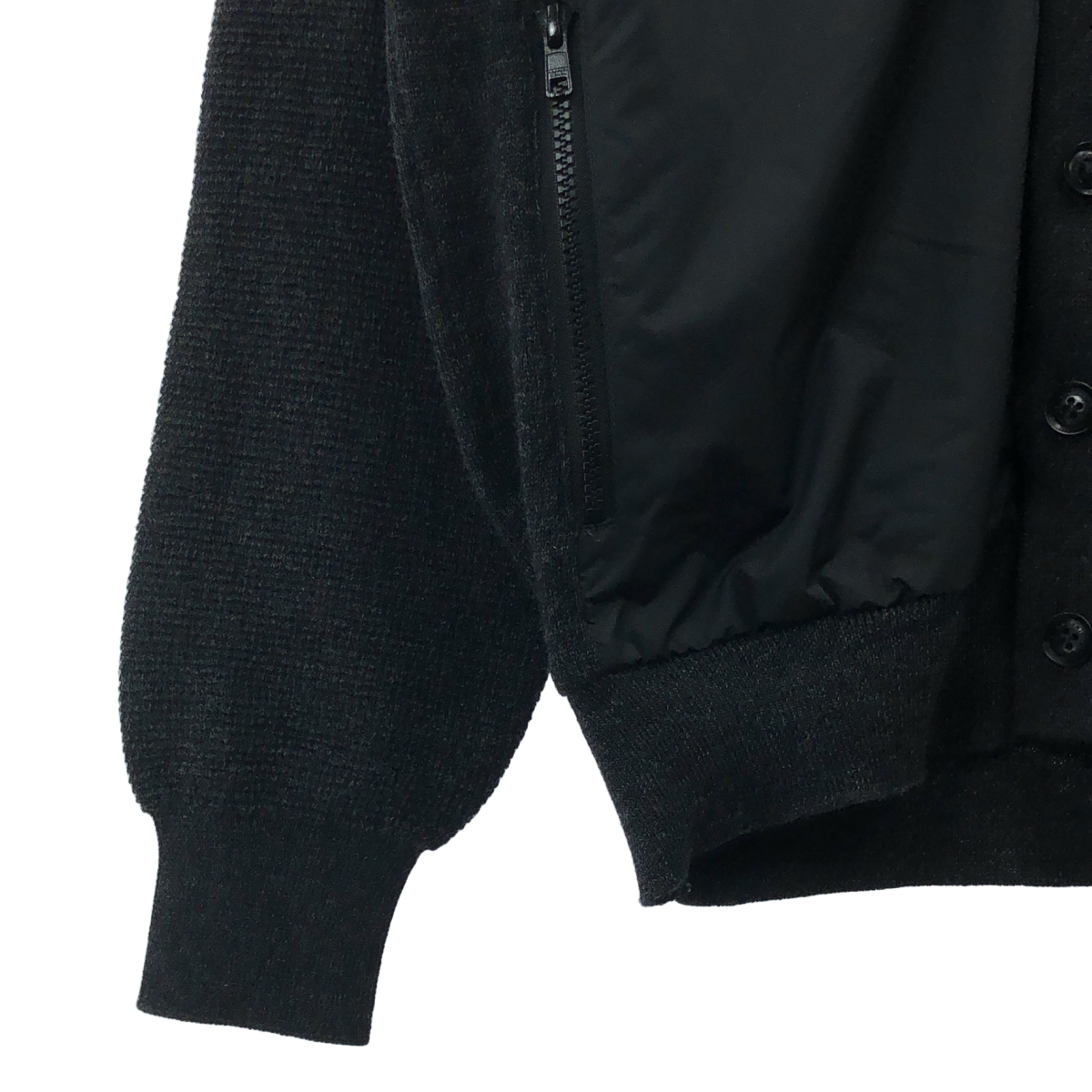 nanamica / ナナミカ hybrid cardigan / 異素材 切替 ハイブリット ニット カーディガン