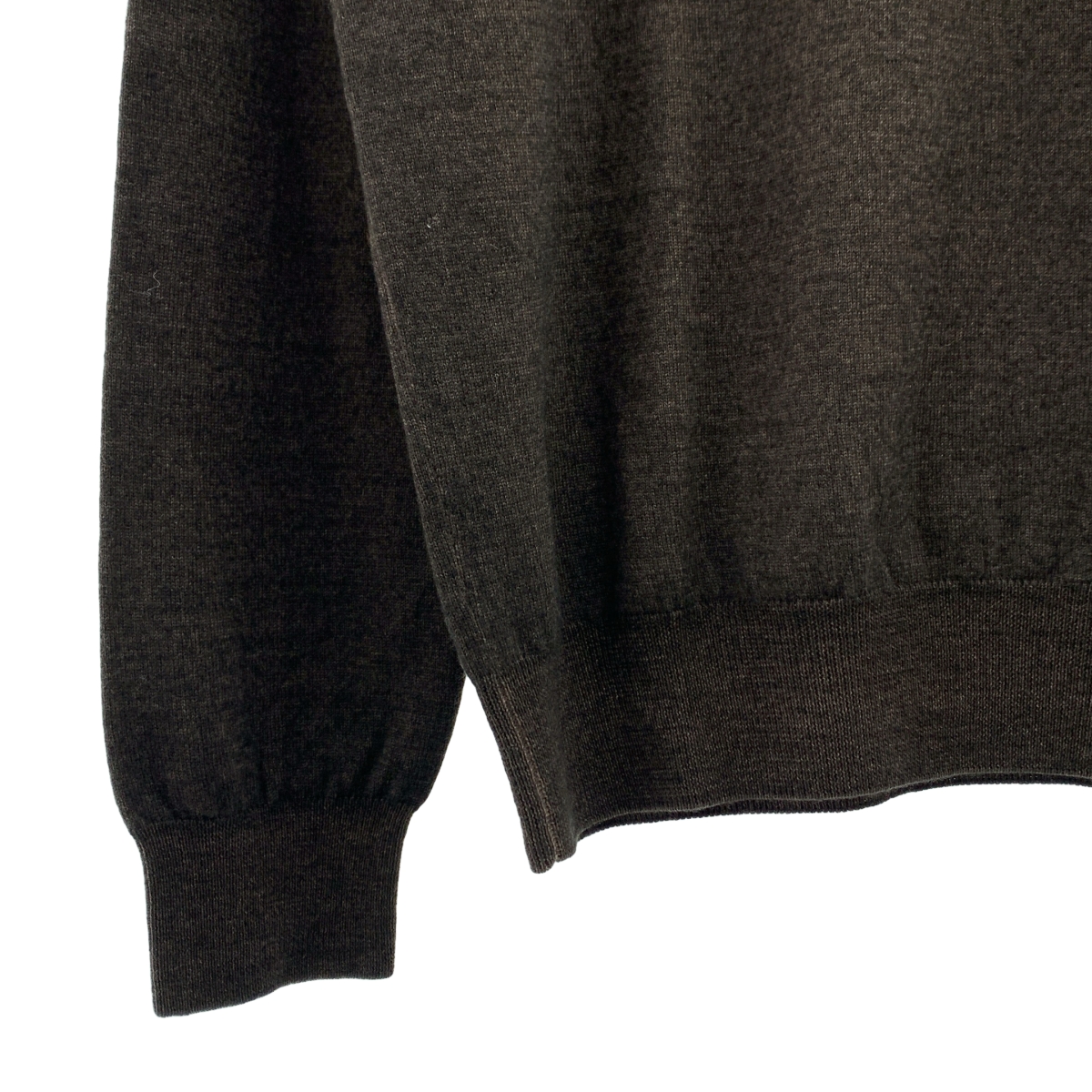 Cruciani / クルチアーニ リブ切替 クルーネックニット