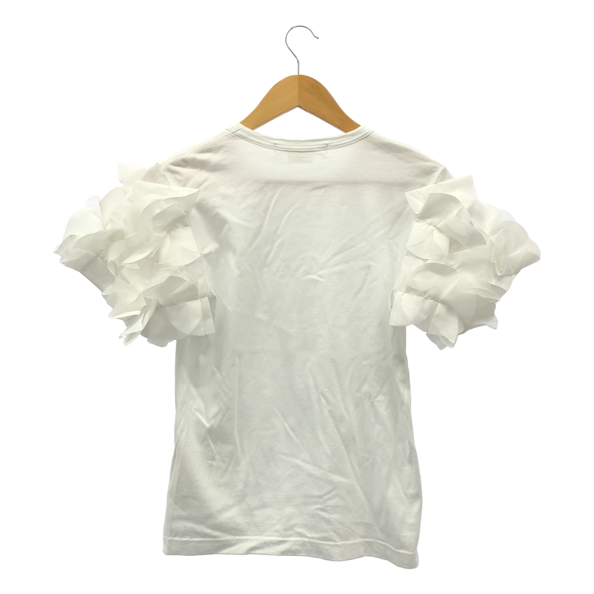 COMME des GARCONS COMME des GARCONS / コムコム フリル装飾スリーブ クルーネック Tシャツ カットソー