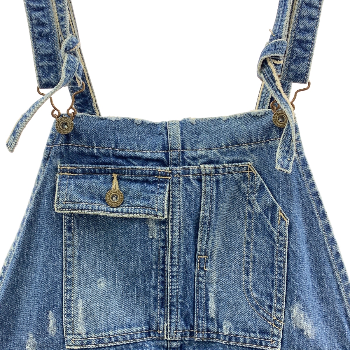 L'Appartement / アパルトモン Denim OVER ALL ダメージ加工 デニム オーバーオール