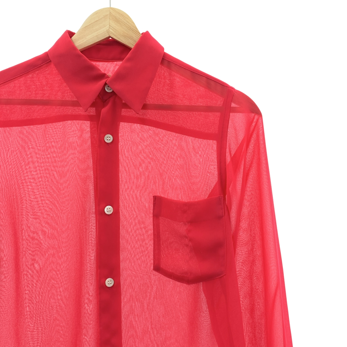 COMME des GARCONS / コムデギャルソン シアー ロングスリーブ シャツ