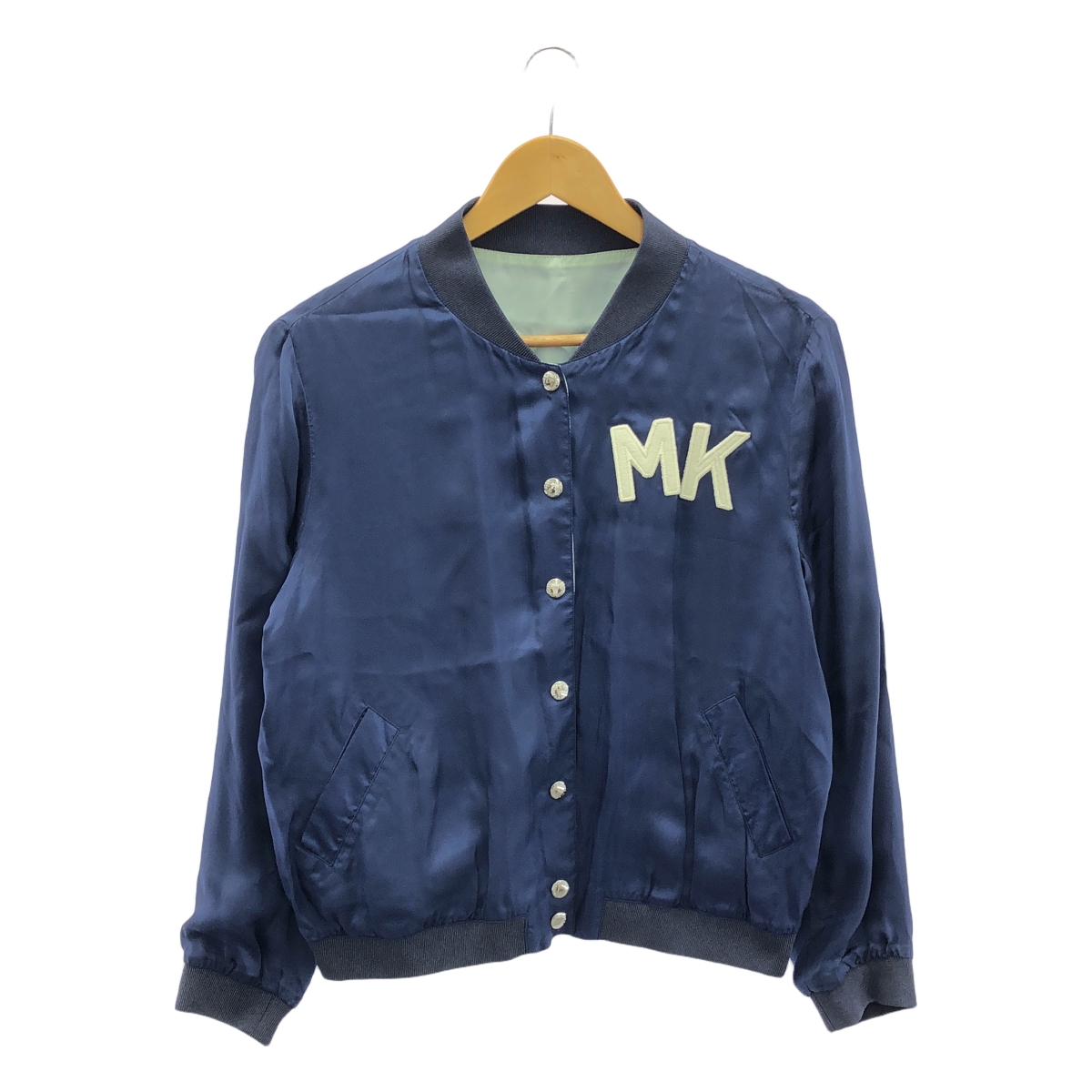 MAISON KITSUNE / メゾンキツネ キュプラ ワッペン リバーシブル スタジャン ブルゾン