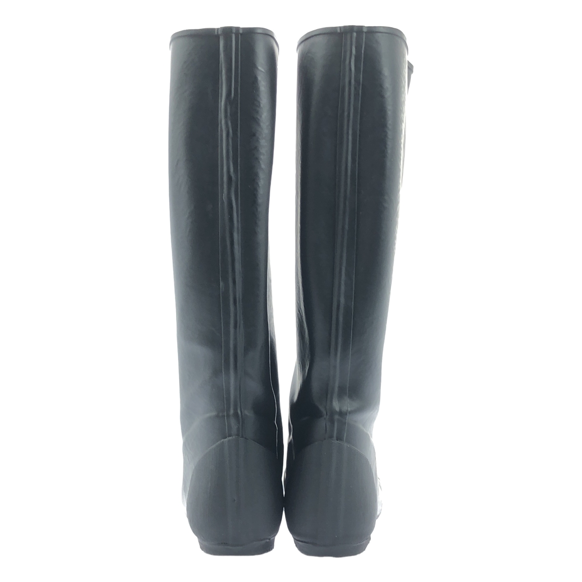 Yohji Yamamoto FEMME / ヨウジヤマモトファム ロゴ ラバー ロング レインブーツ