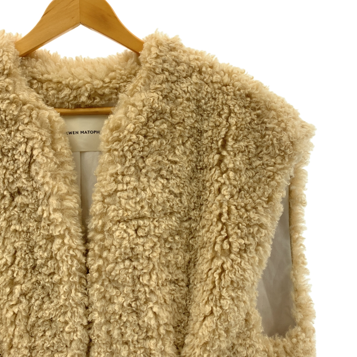 AEWEN MATOPH / イウエンマトフ フェイクファー ベスト