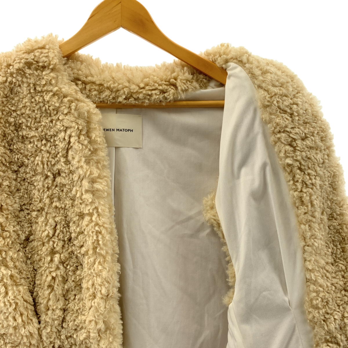 AEWEN MATOPH / イウエンマトフ フェイクファー ベスト