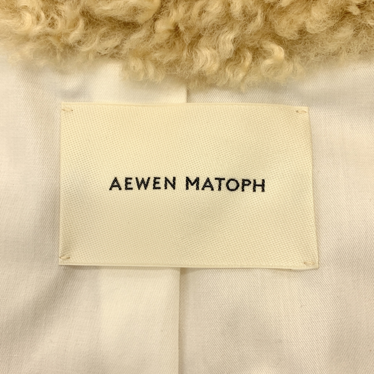 AEWEN MATOPH / イウエンマトフ フェイクファー ベスト