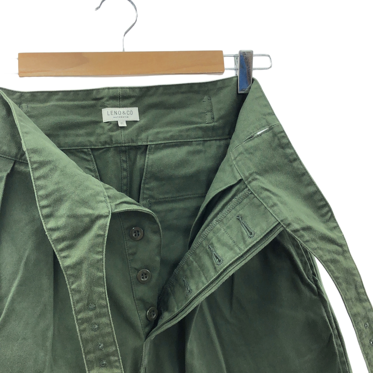 LENO / リノ GURKHA TROUSERS グルカ トラウザーズ ベルテッド コットン パンツ