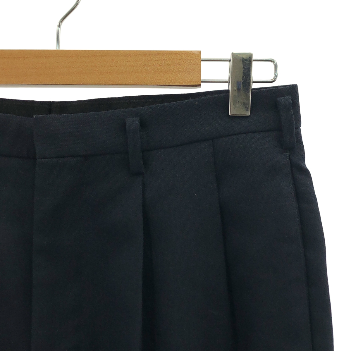 HEUGN / ユーゲン ウール 2タック テーパード トラウザーズ パンツ