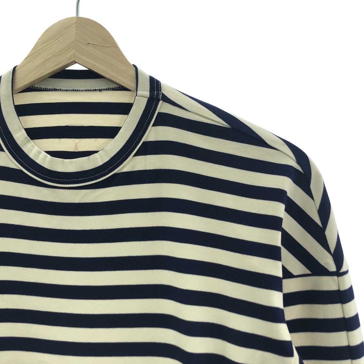 Plan C / プランシー ボーダー クルーネック カットソー