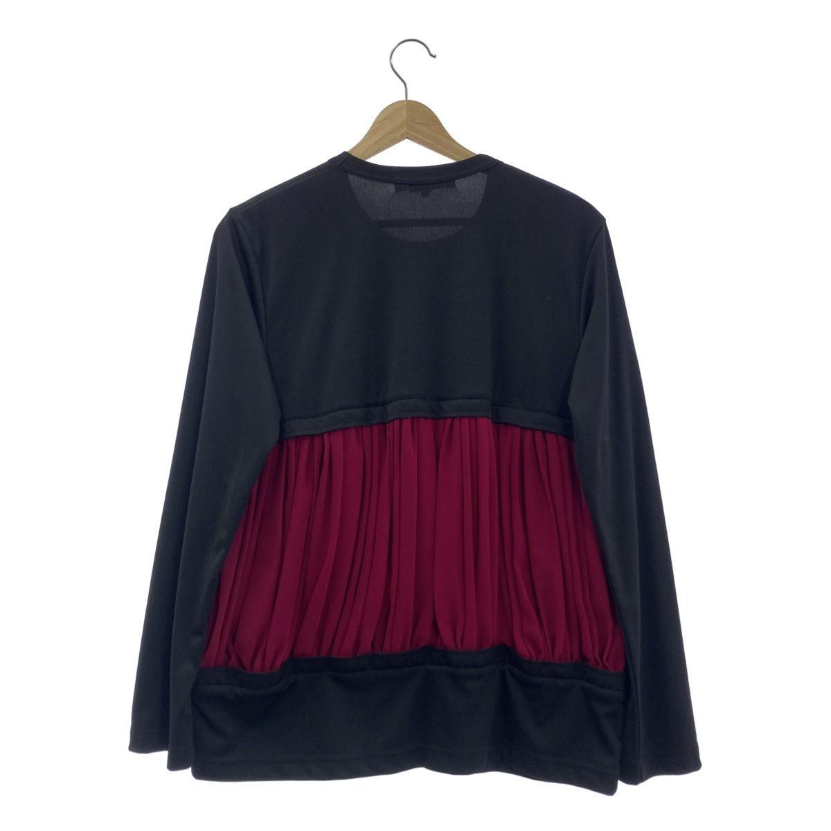 COMME des GARCONS / コムデギャルソン シフォン ギャザー 切替 カットソー