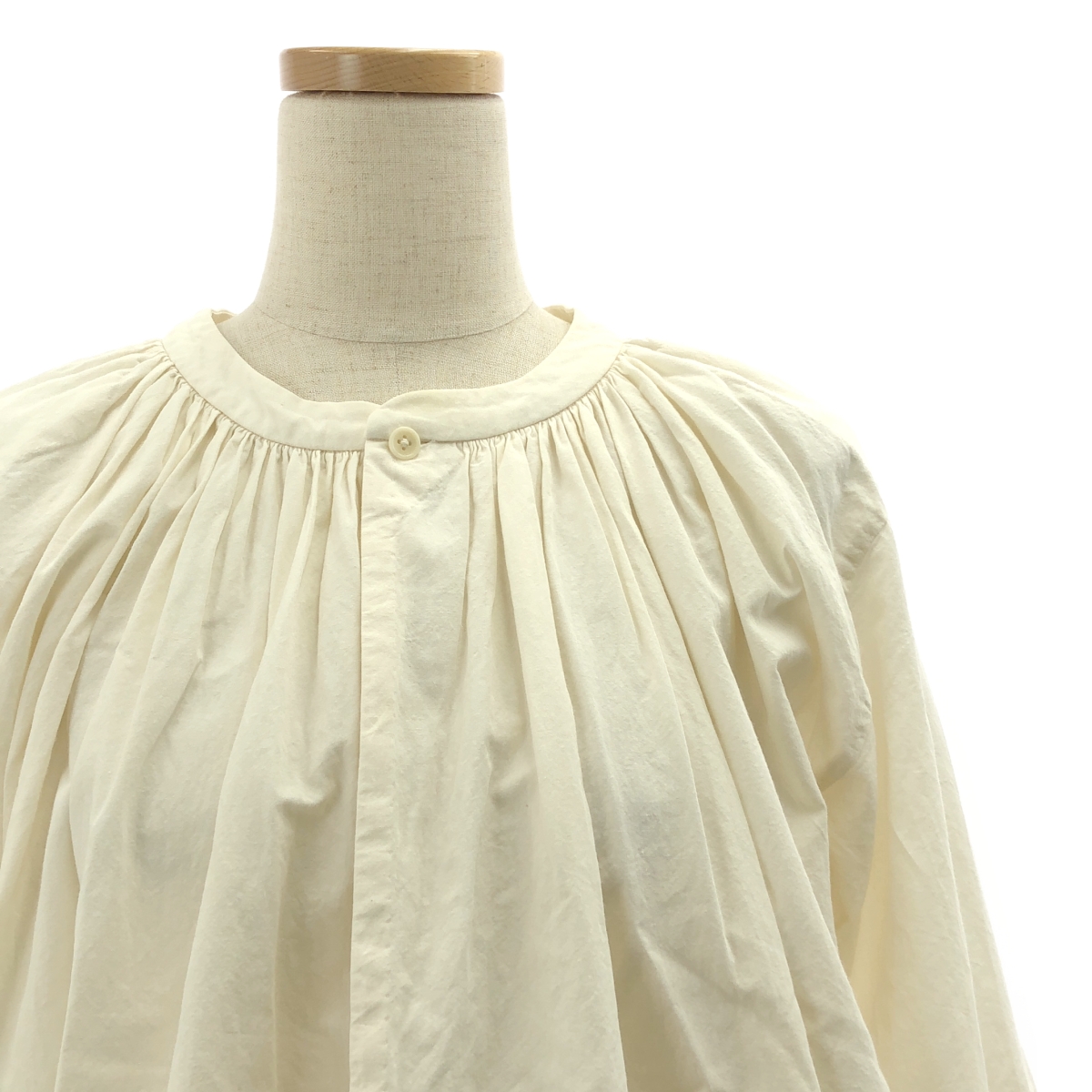 YAECA / ヤエカ ギャザー スモック ワンピース