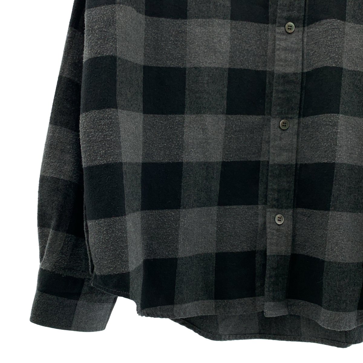 その他 Flannel Gray Shirt コットン チェック シャツ