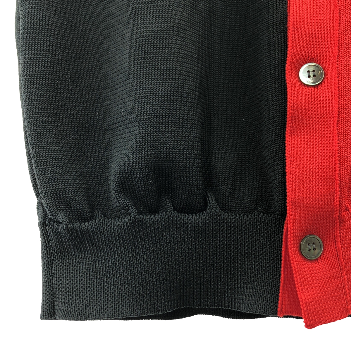 COMME des GARCONS SHIRT / コムデギャルソンシャツ 2トーンカラー ポリエステル ニットベスト