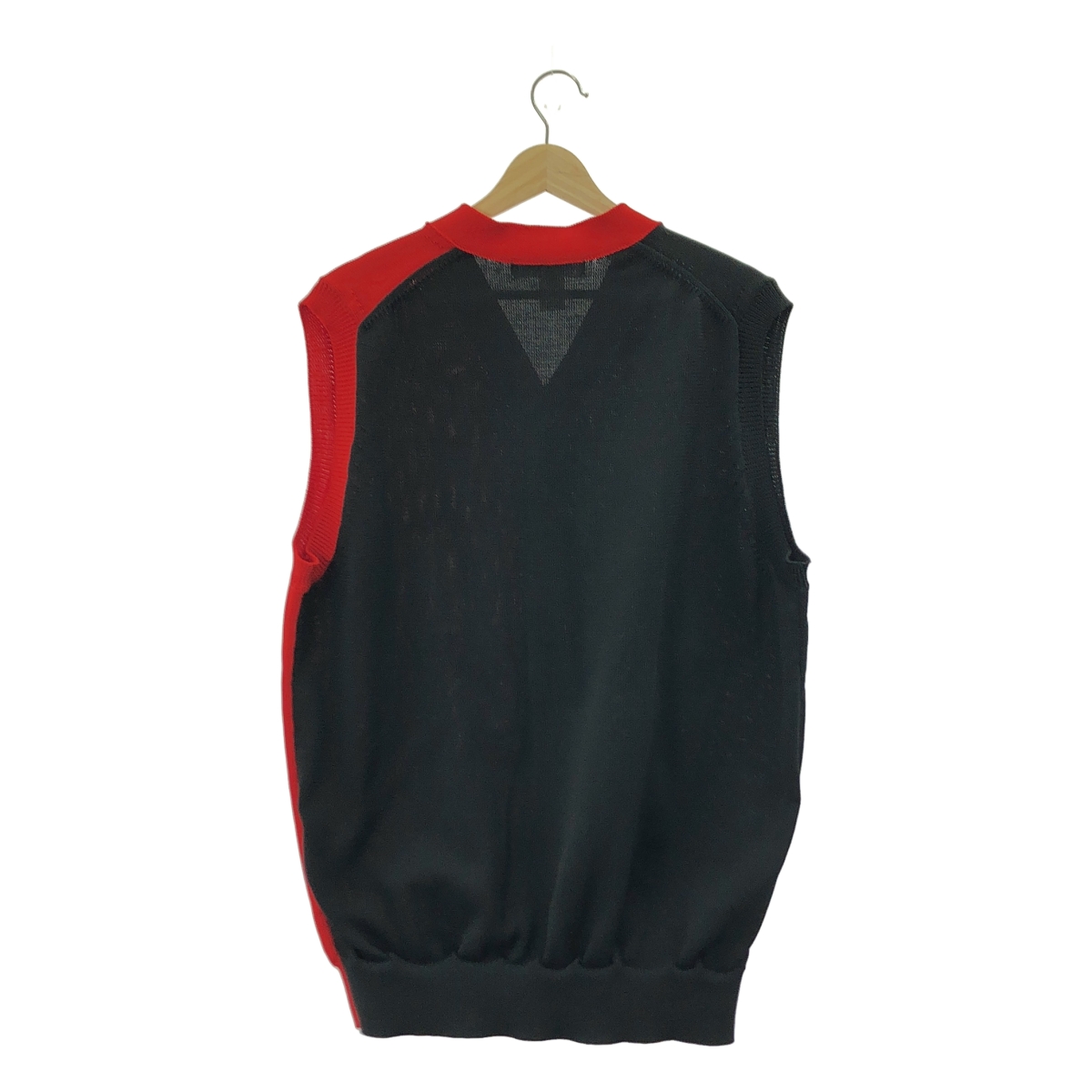 COMME des GARCONS SHIRT / コムデギャルソンシャツ 2トーンカラー ポリエステル ニットベスト