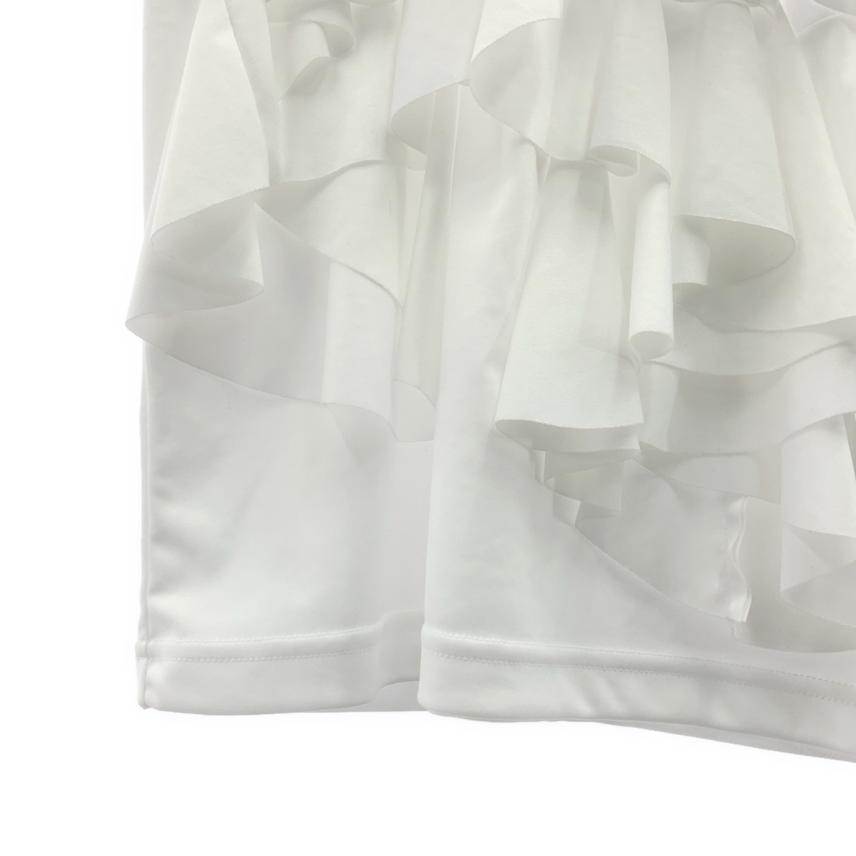 COMME des GARCONS COMME des GARCONS / コムコム ポリエステル フリル Tシャツ