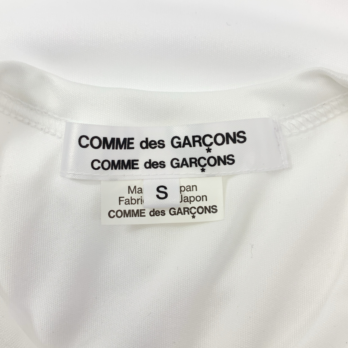 COMME des GARCONS COMME des GARCONS / コムコム ポリエステル フリル Tシャツ