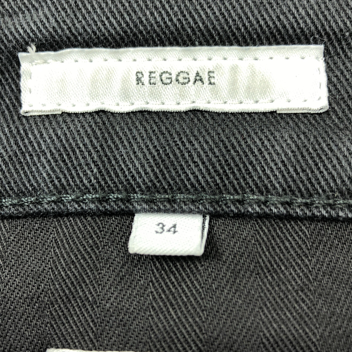 PT TORINO / ピーティートリノ REGGAE / レザーパッチ ブラック デニムパンツ