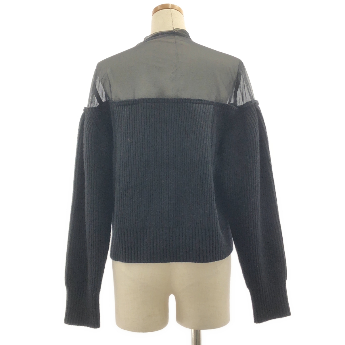 sacai / サカイ シアー切替 リブ ニット